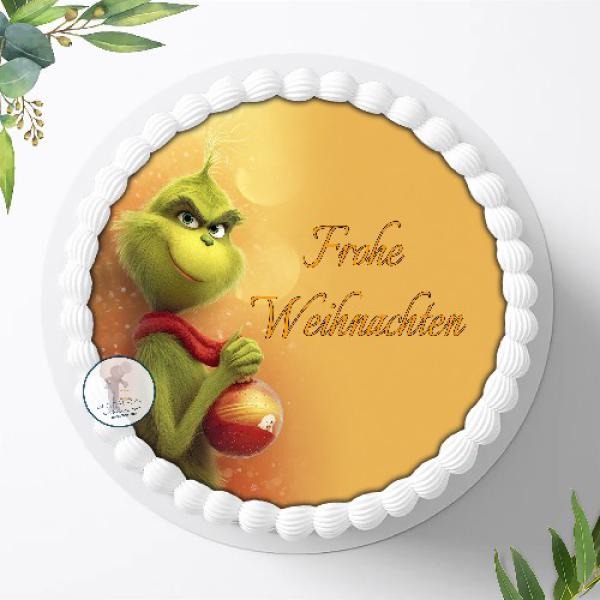 Preview: Der Grinch Tortenaufleger Ø 20cm, 2958z